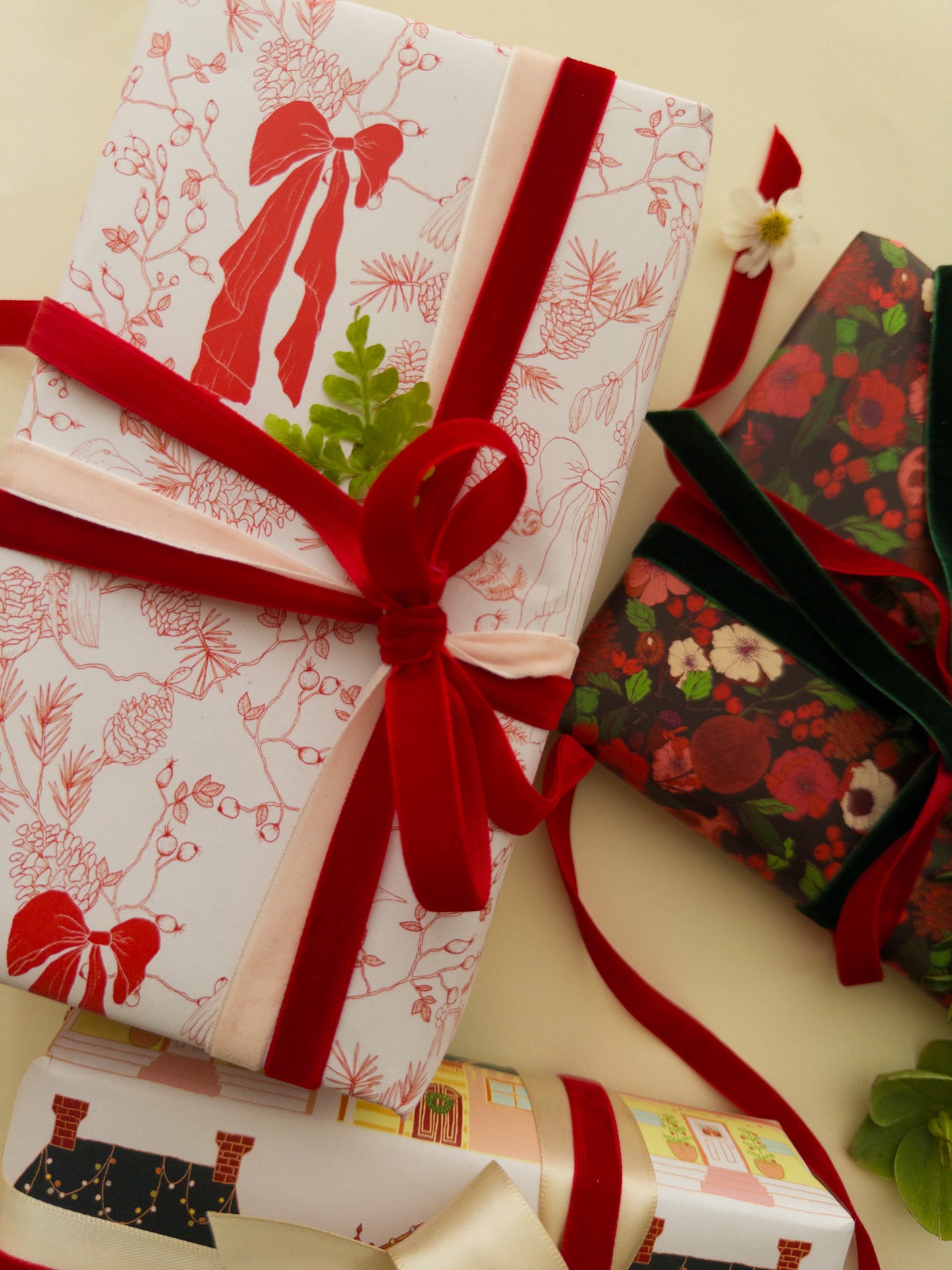 "In the Mistletoe Christmas" Wrapping Paper