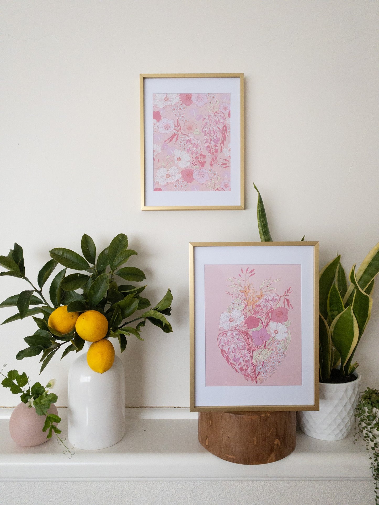 Wisteria Love Pattern Print