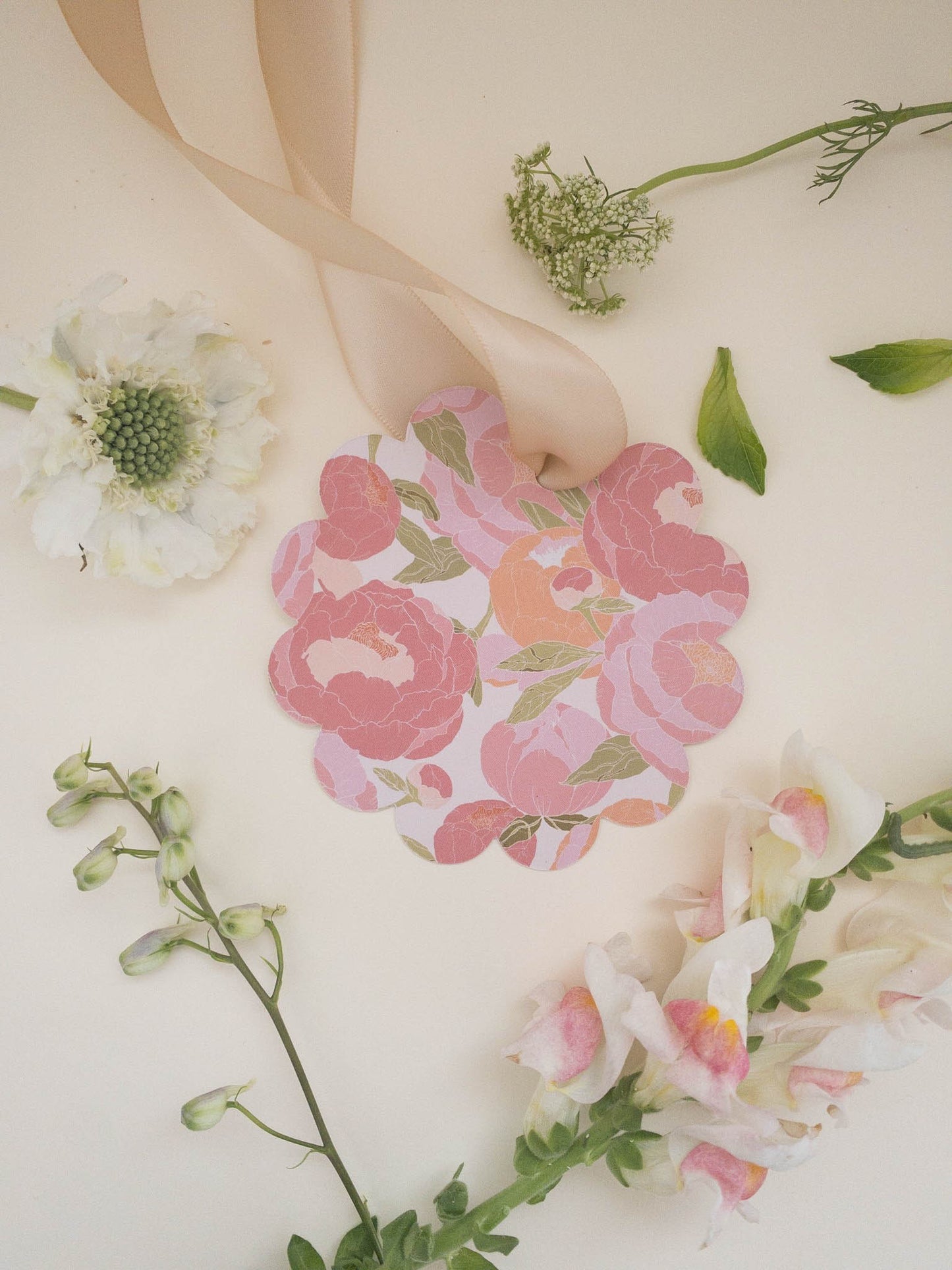 Peony Please Gift Tags