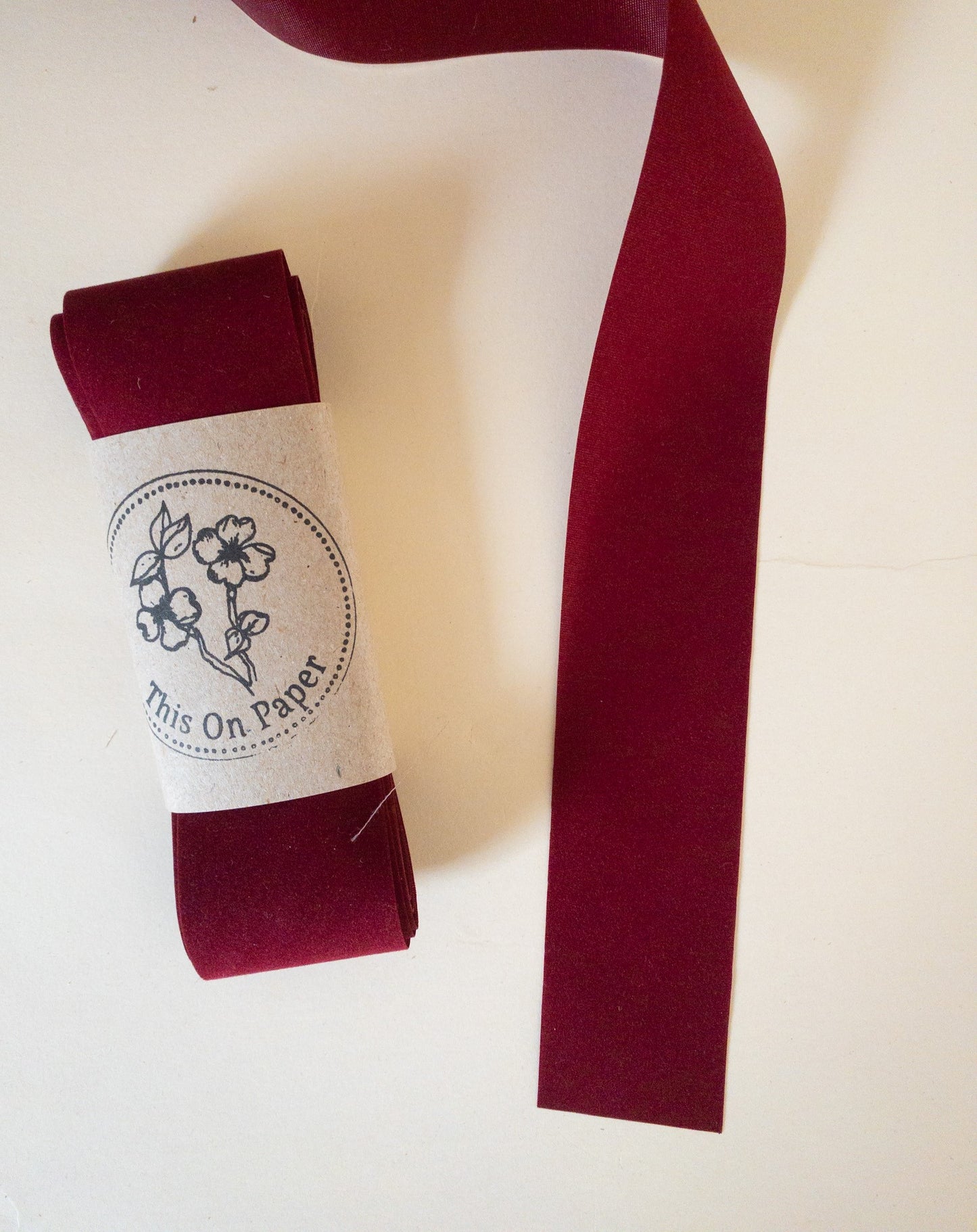 Large Velvet Feel Ribbons