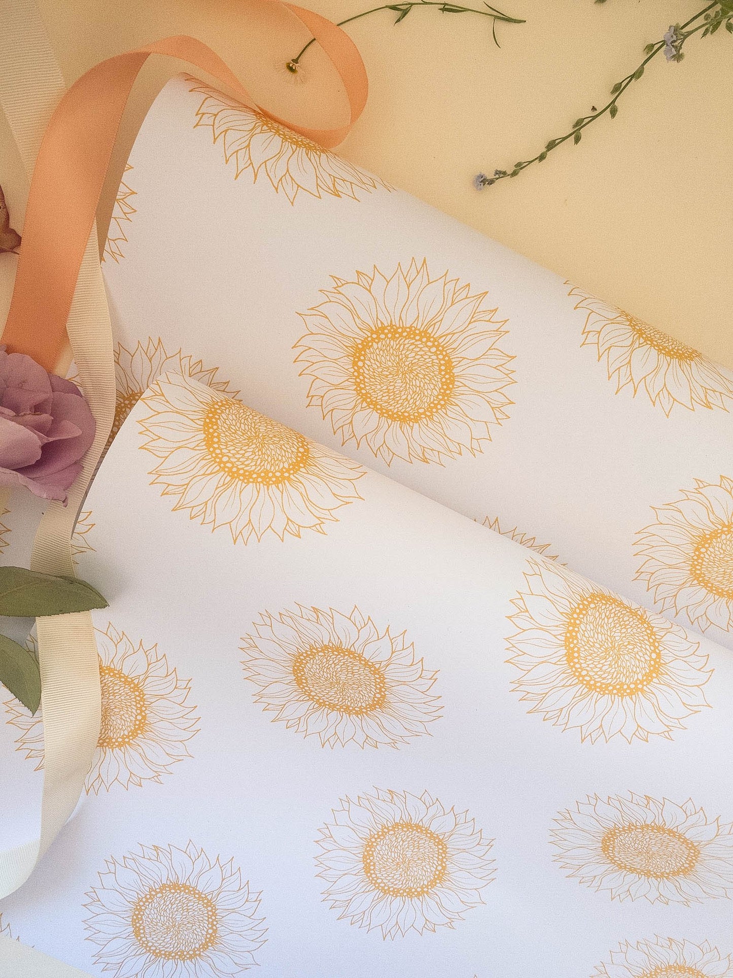 Sunflower Wrapping Paper