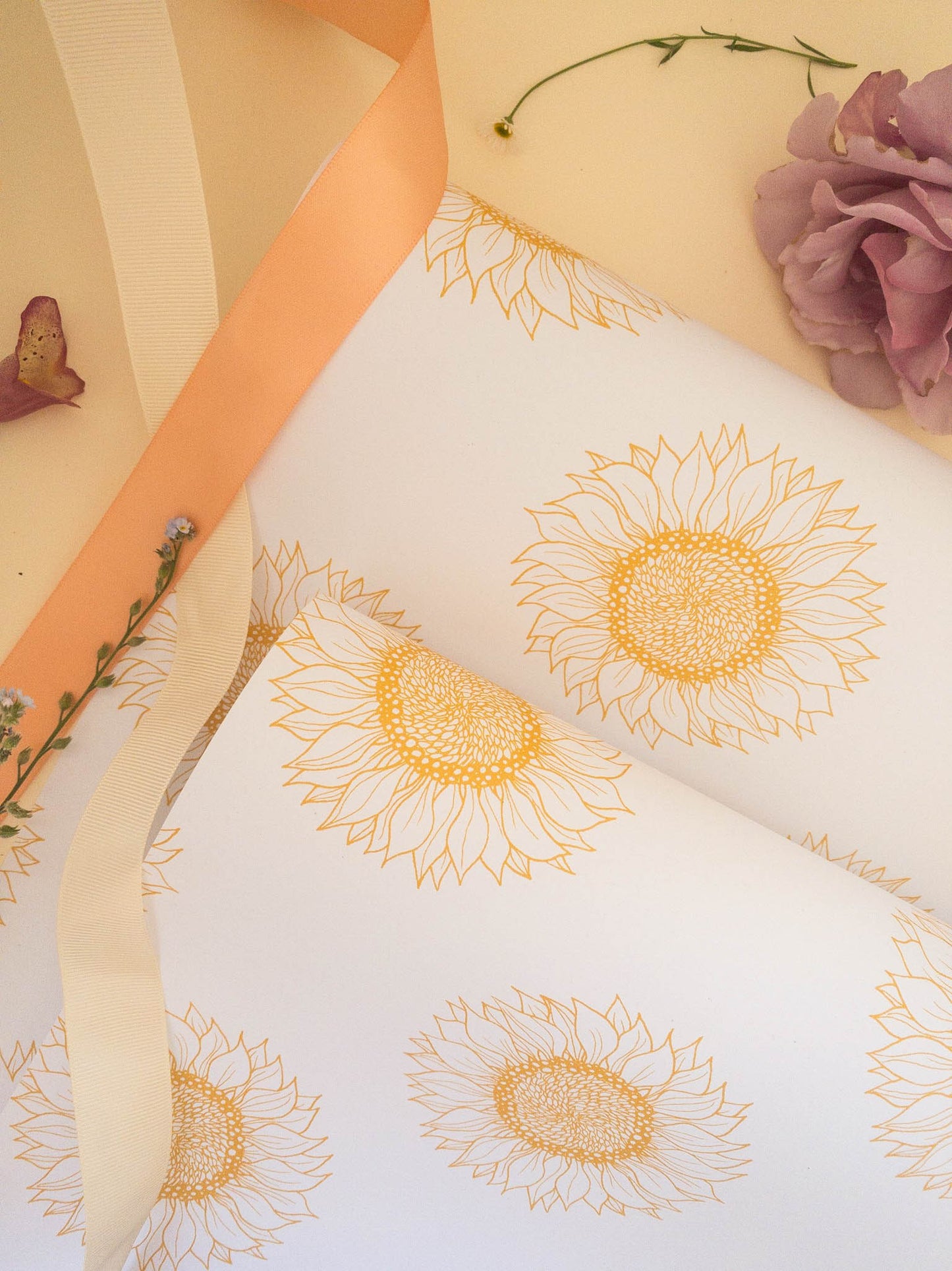 Sunflower Wrapping Paper