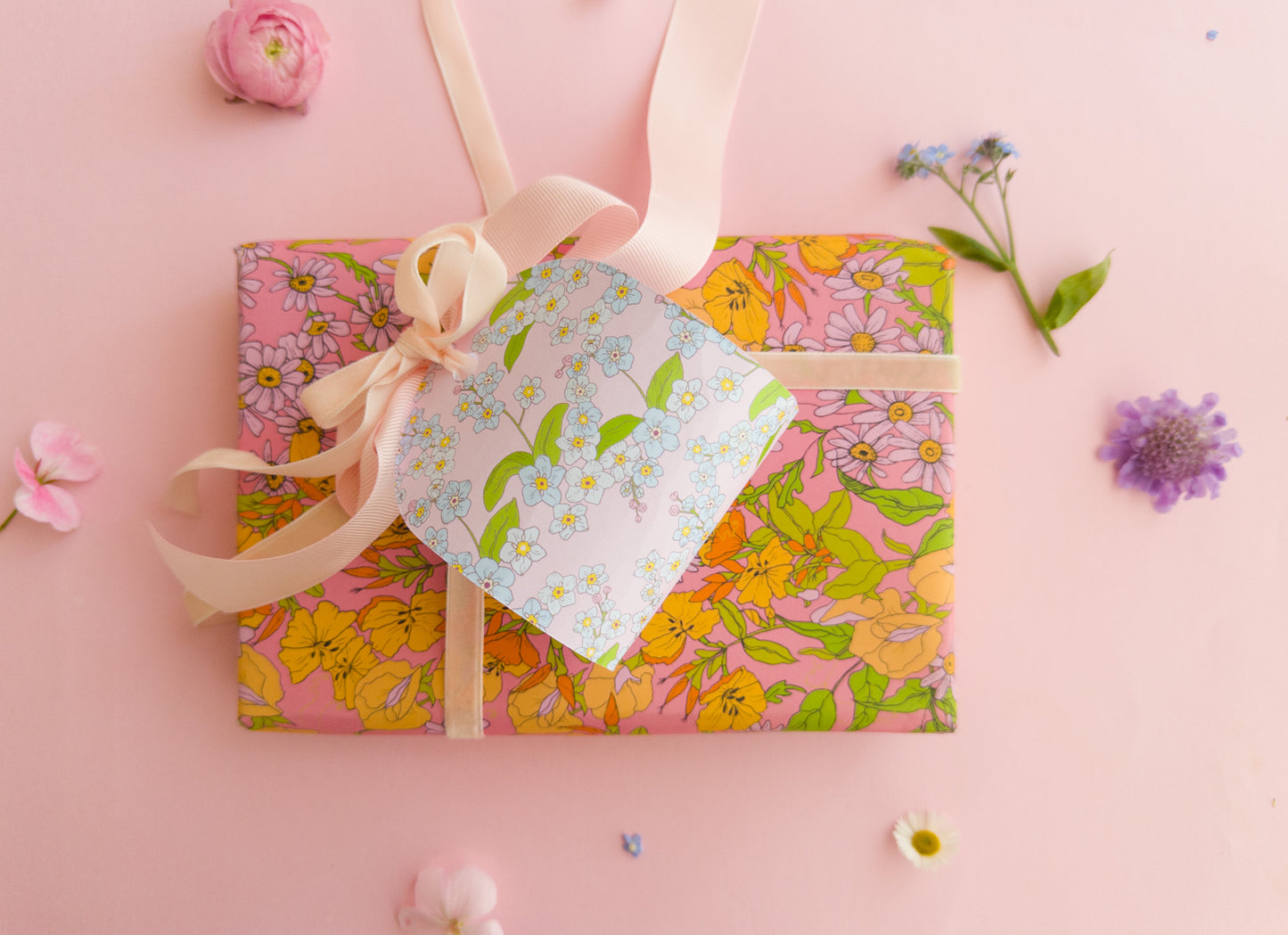 Forget Me Not Pretty Pink Gift Tags