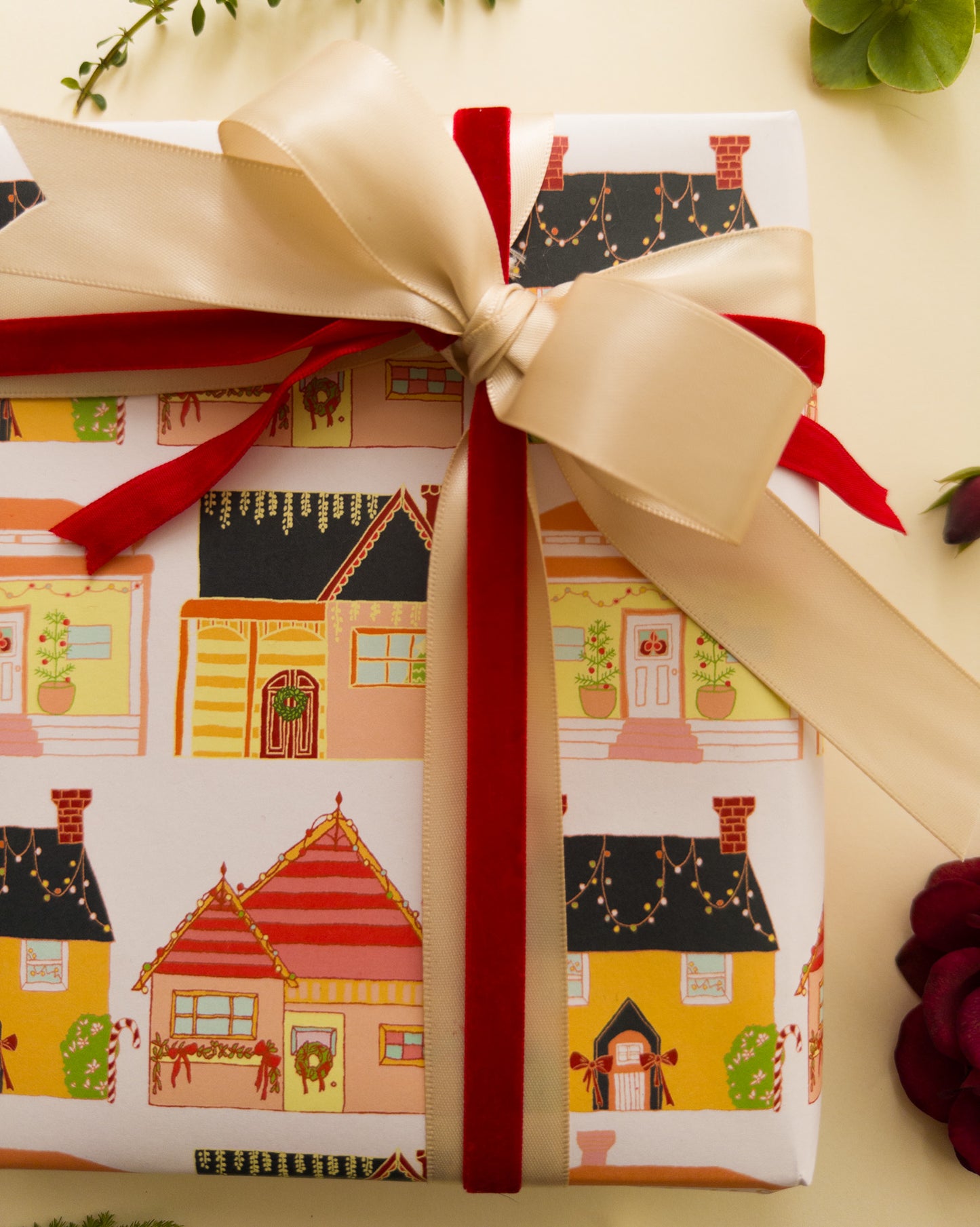 "Home for Christmas" Wrapping Paper