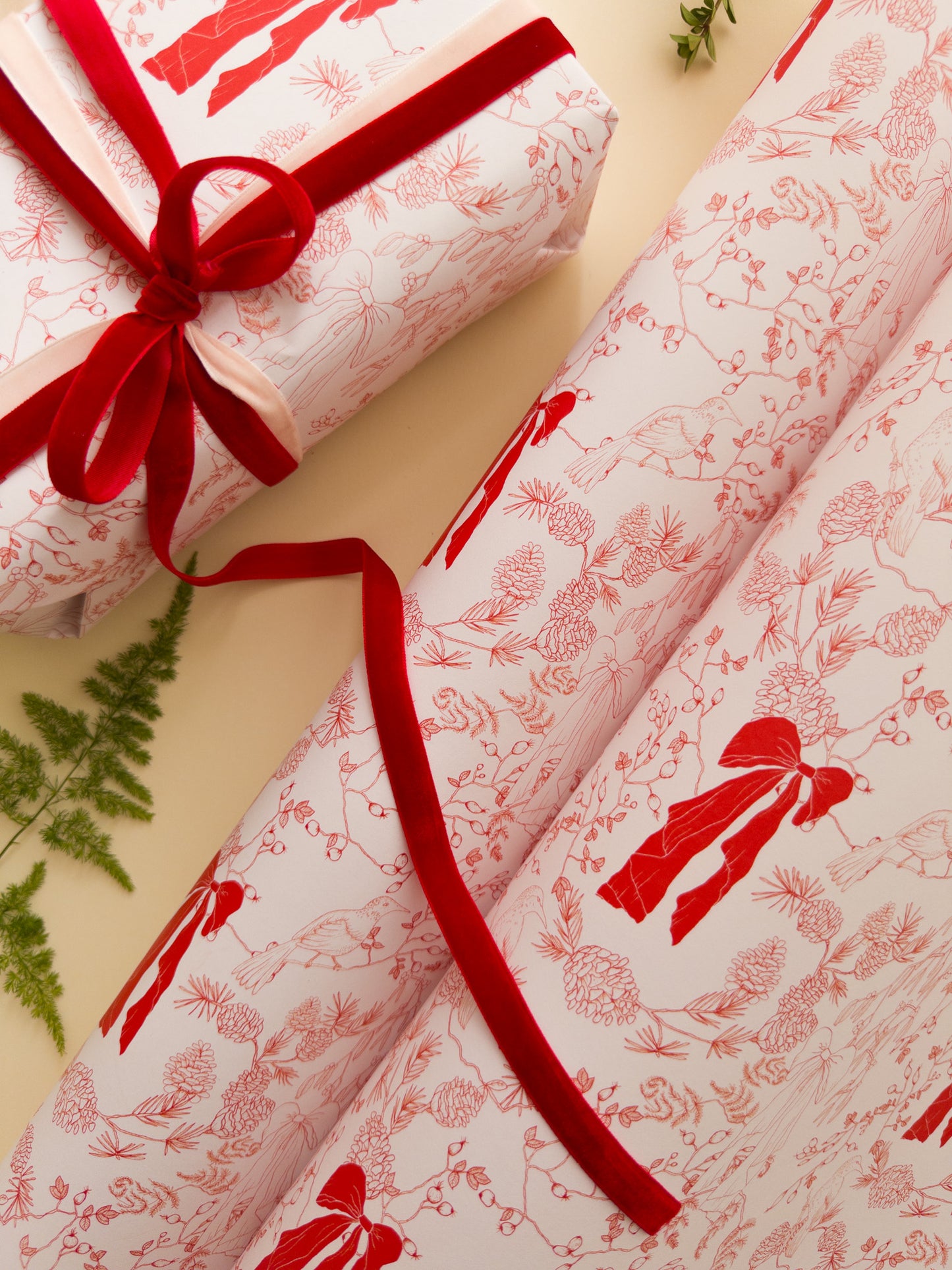 "In the Mistletoe Christmas" Wrapping Paper