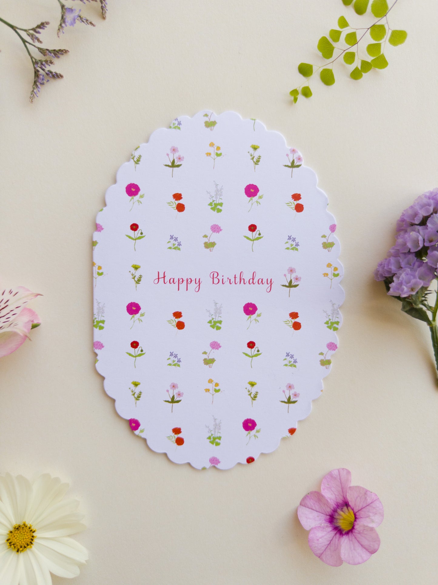 Petite Florals Birthday Card