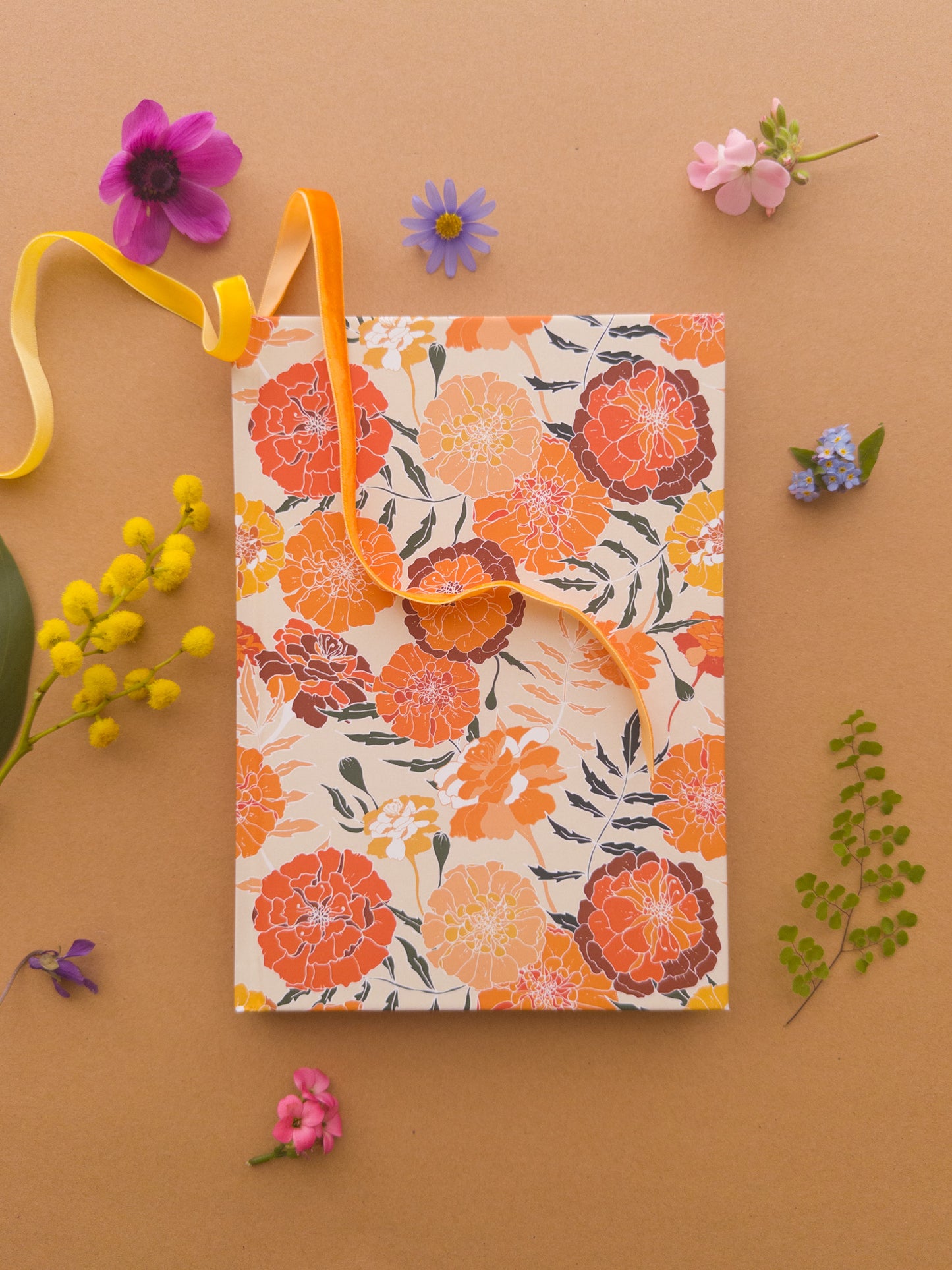 'Summer Marigold' A5 Journal