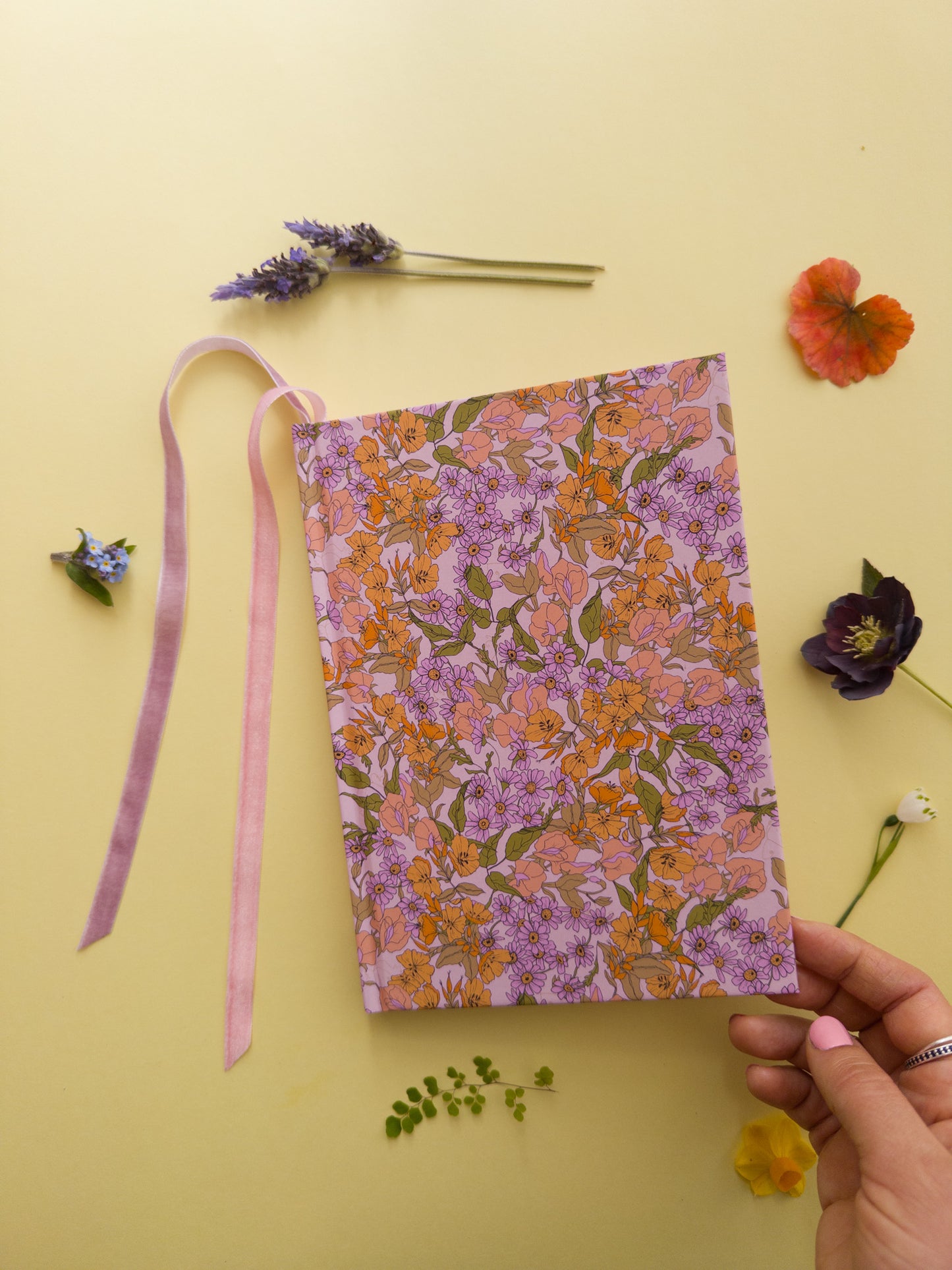 'Autumn Primrose' A5 Journal