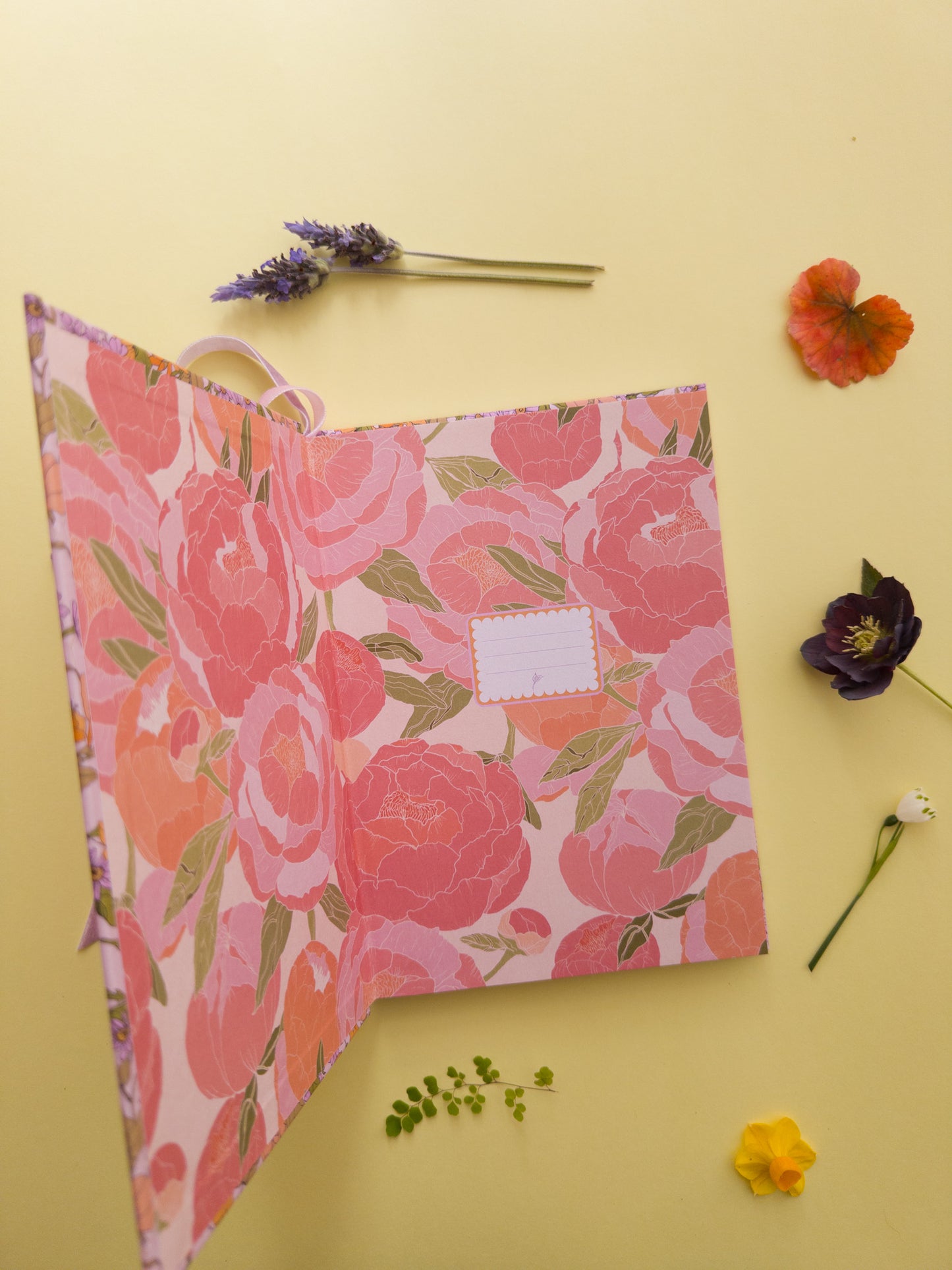 'Autumn Primrose' A5 Journal