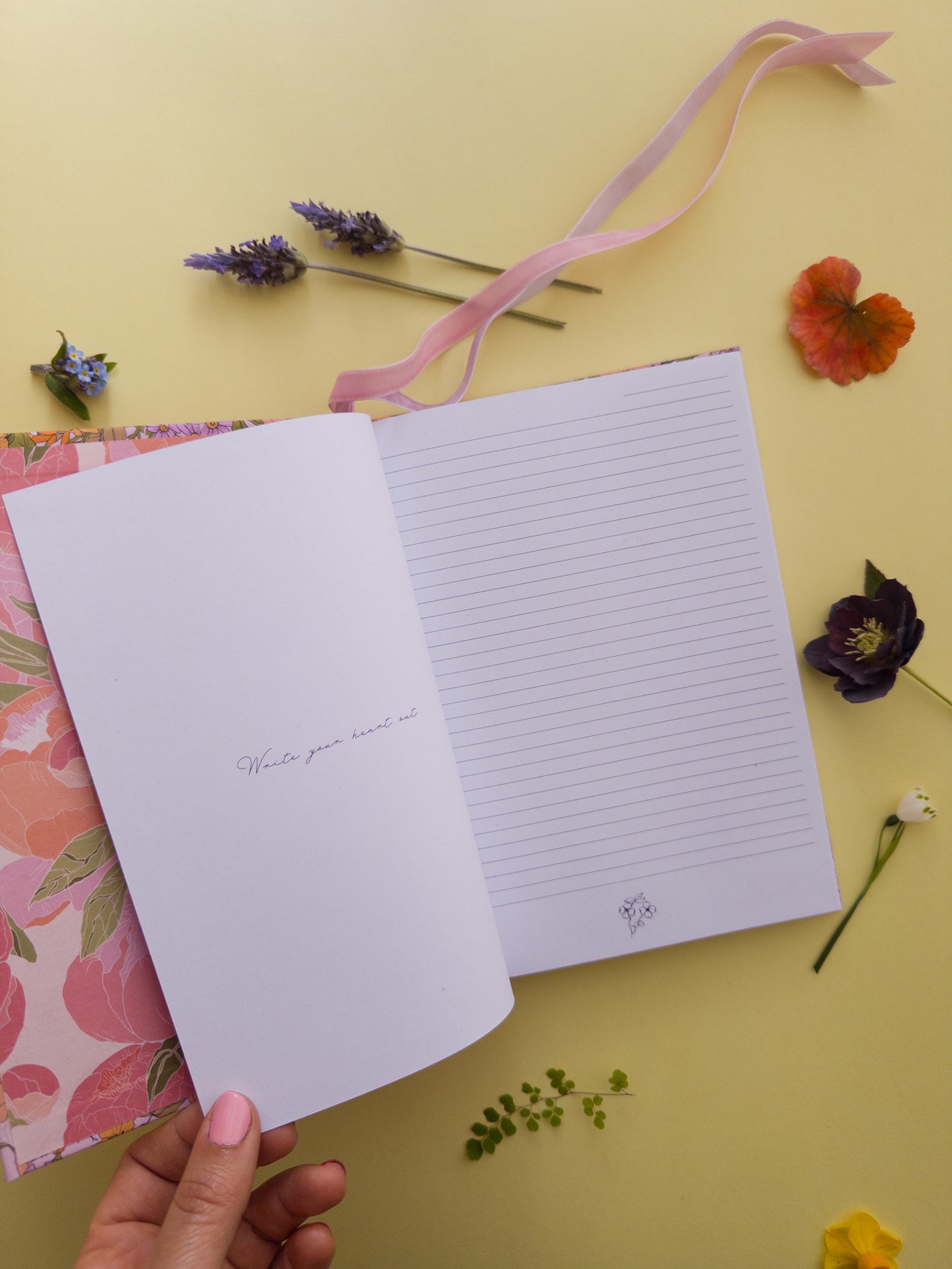 'Autumn Primrose' A5 Journal