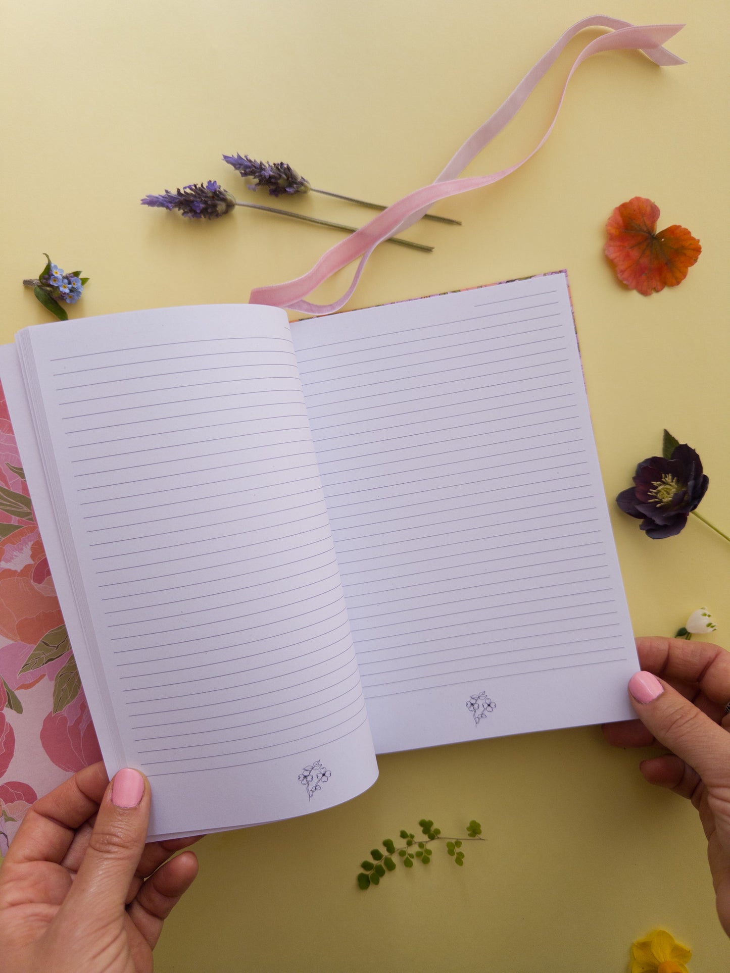 'Autumn Primrose' A5 Journal