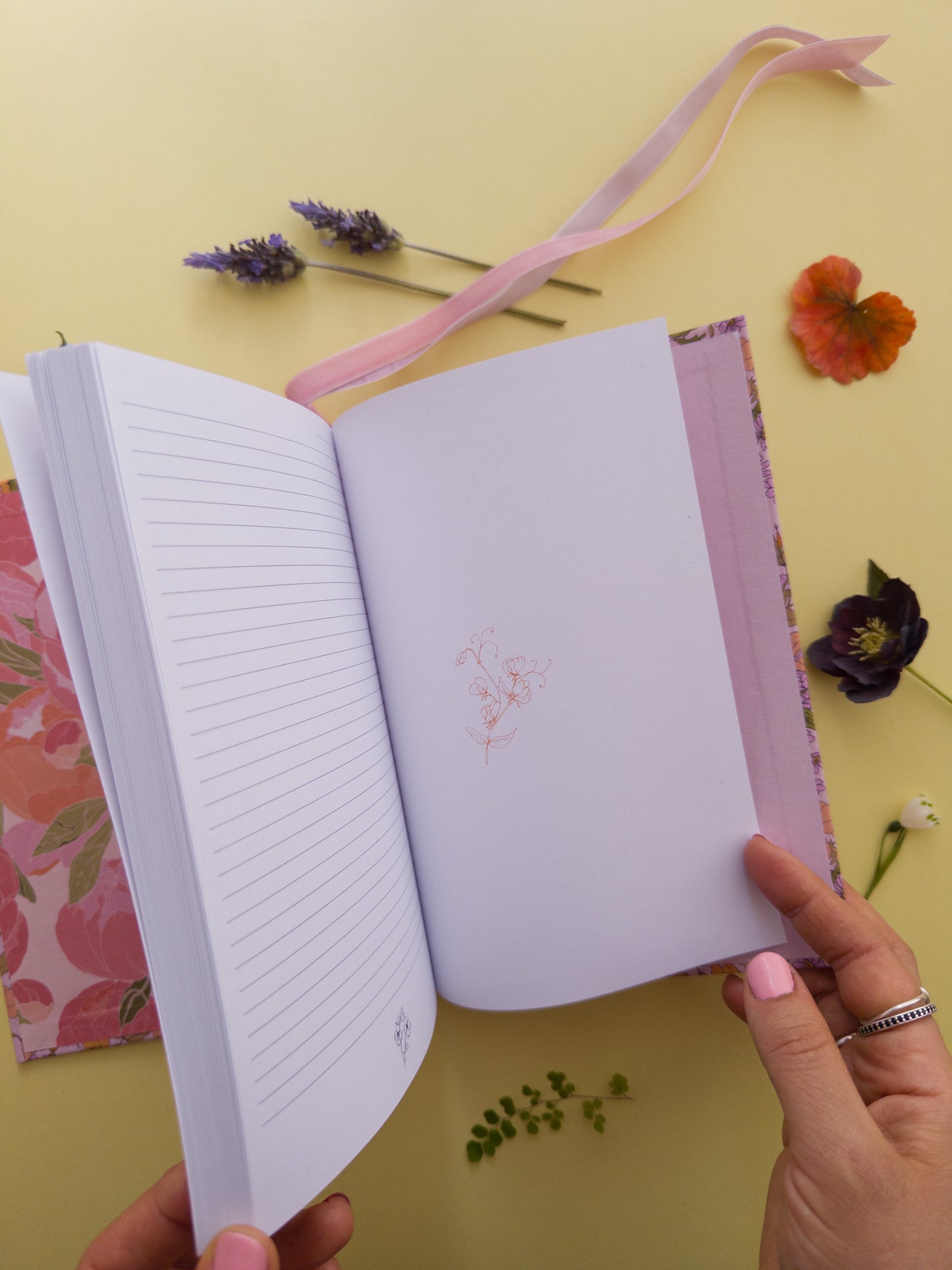 'Autumn Primrose' A5 Journal