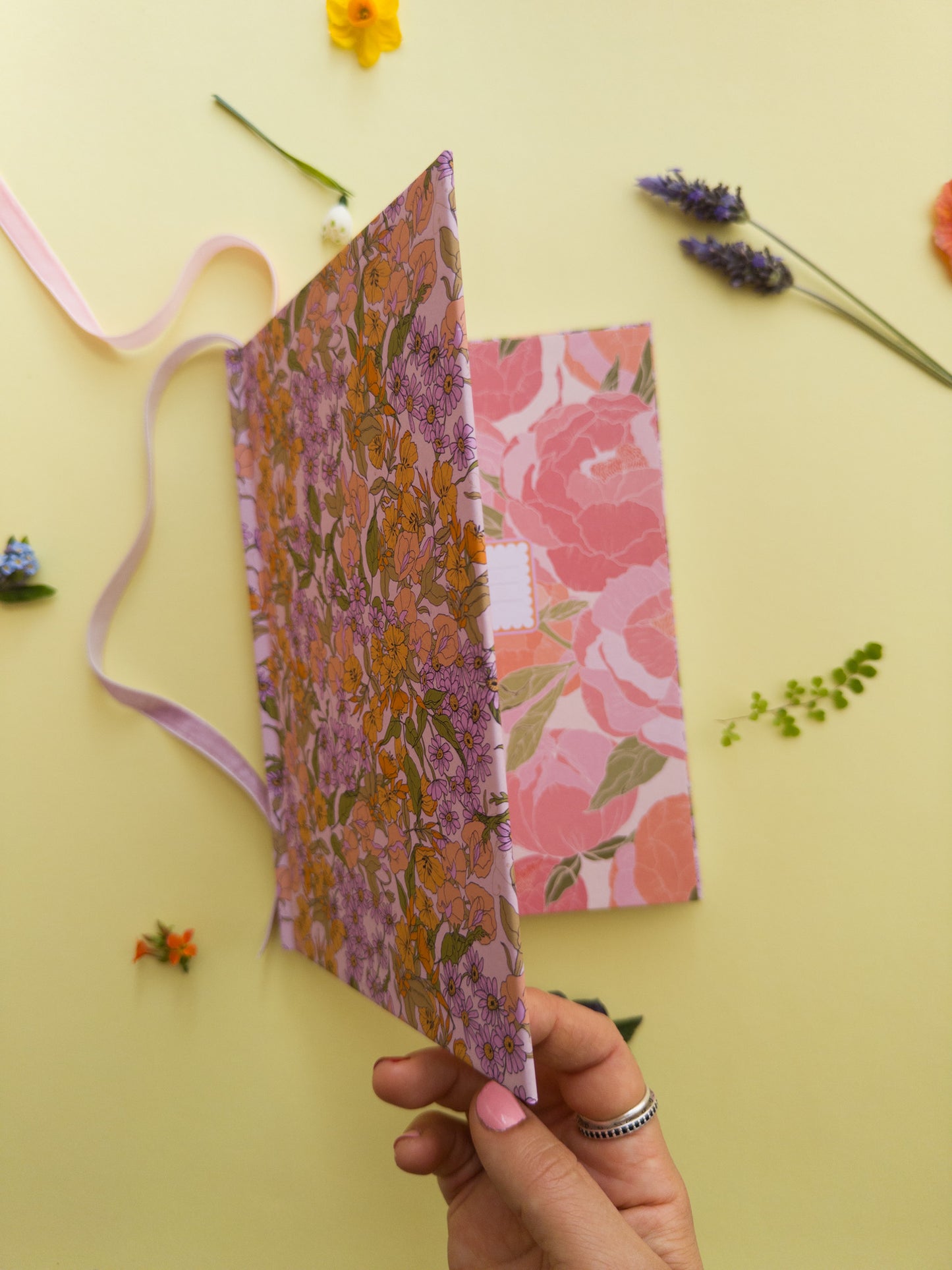 'Autumn Primrose' A5 Journal