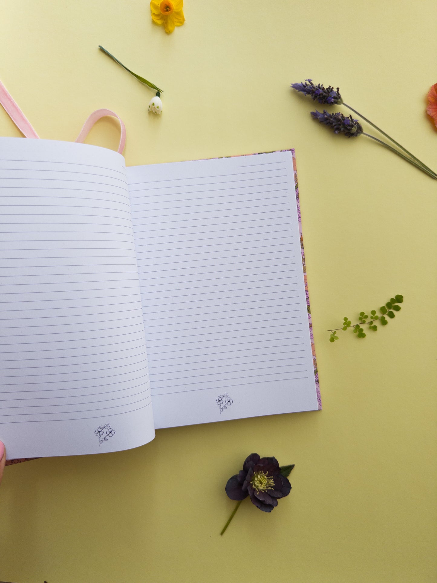 'Autumn Primrose' A5 Journal