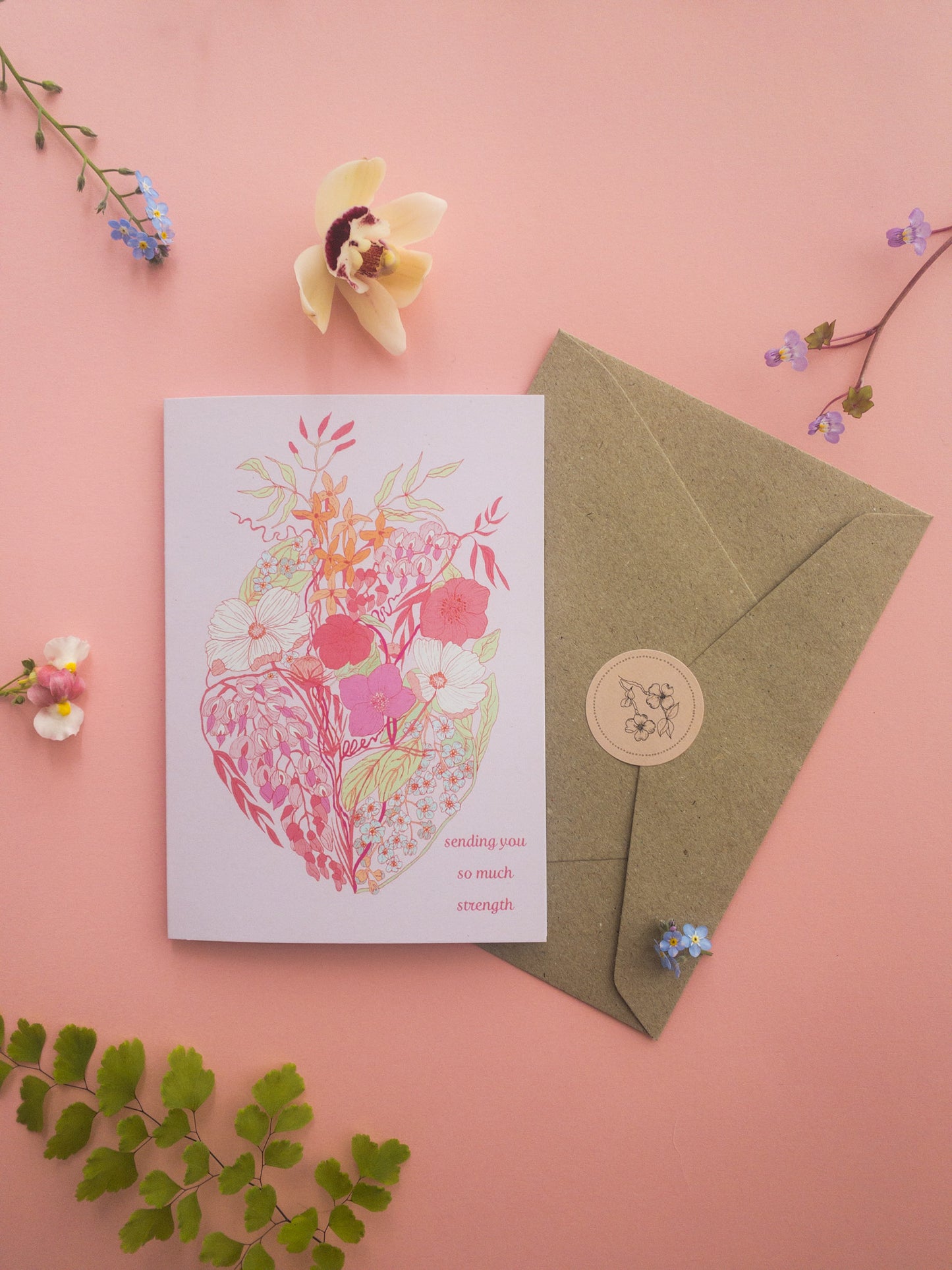 ‘Sending you so much strength’ card