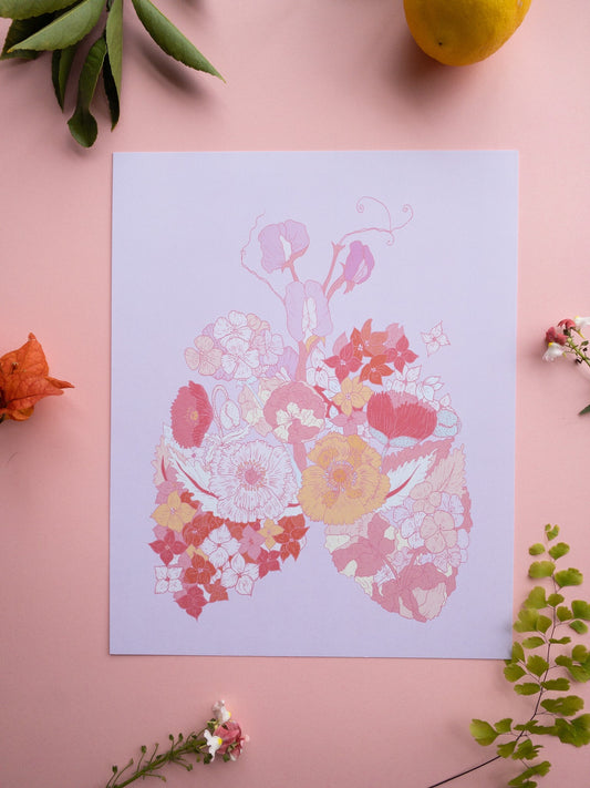 Pastel Lungs Print