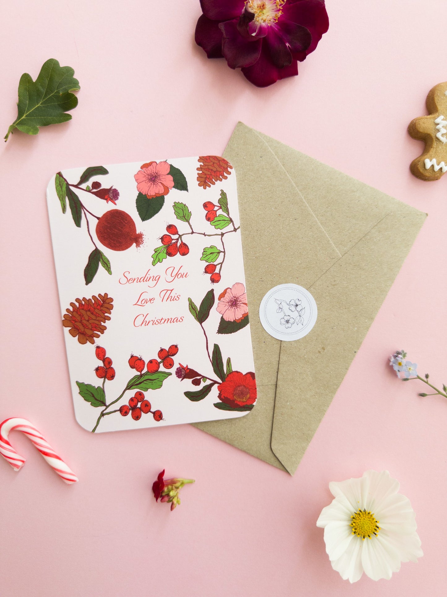 "Sending You Love This Christmas" Card