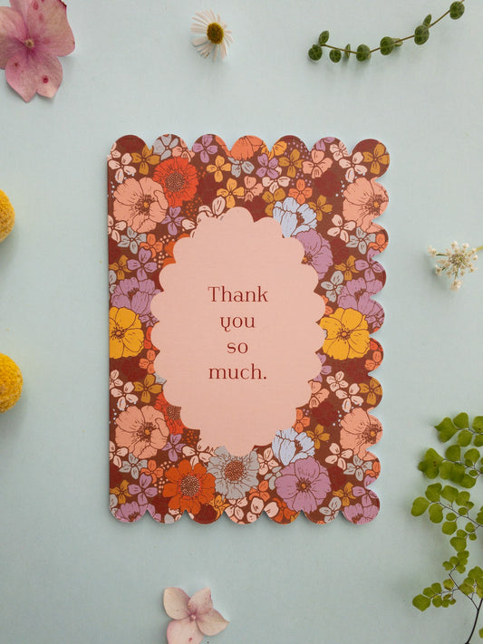‘Thank You So Much’ Greeting Card