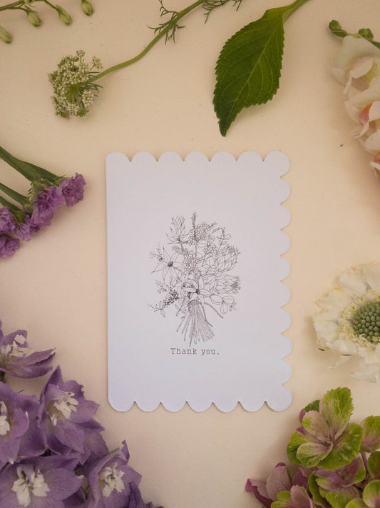 'Thank you' Card