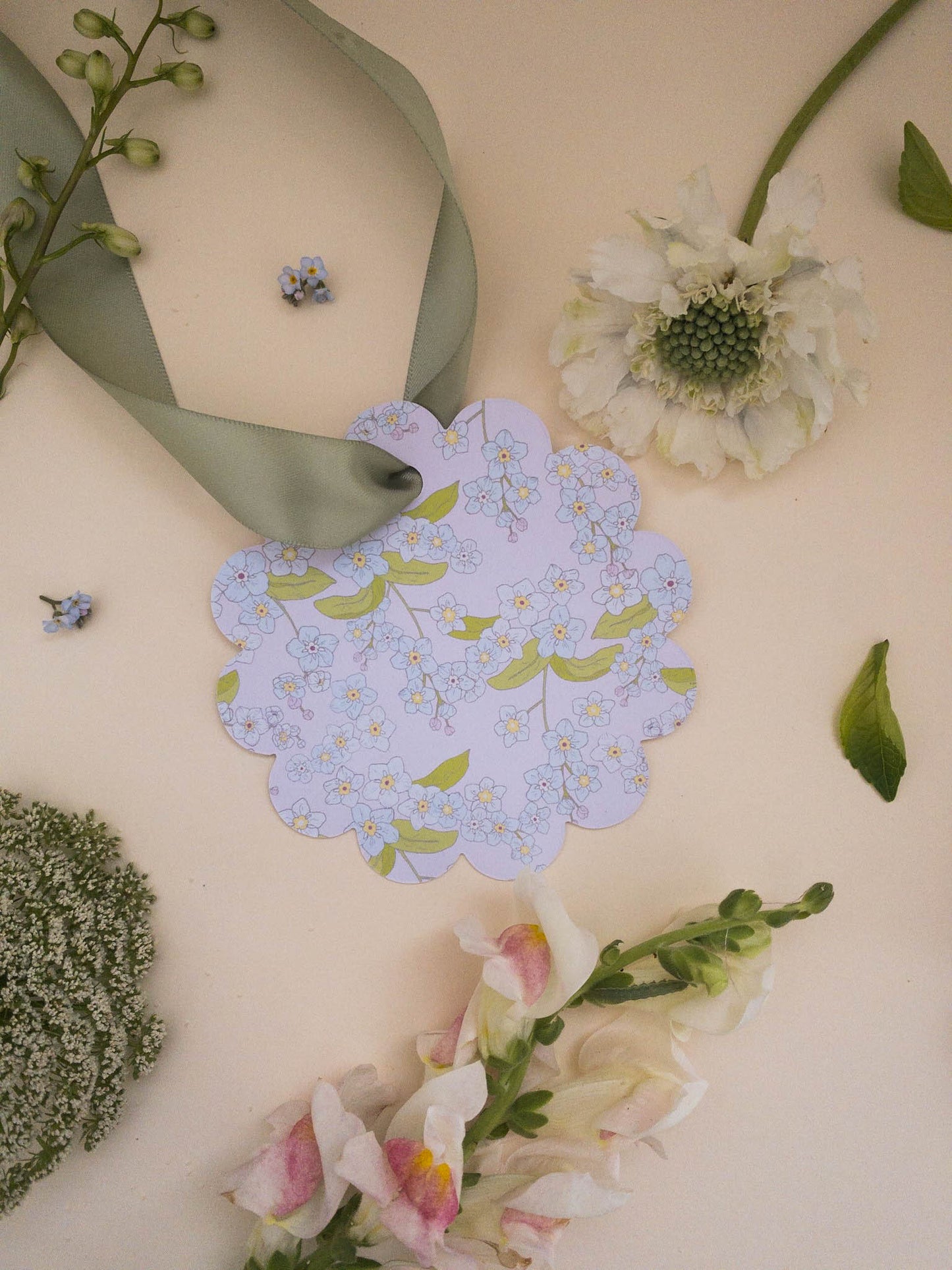 Forget Me Not Gift Tags