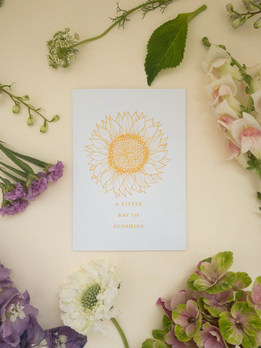 'A Little Ray Of Sunshine' Card