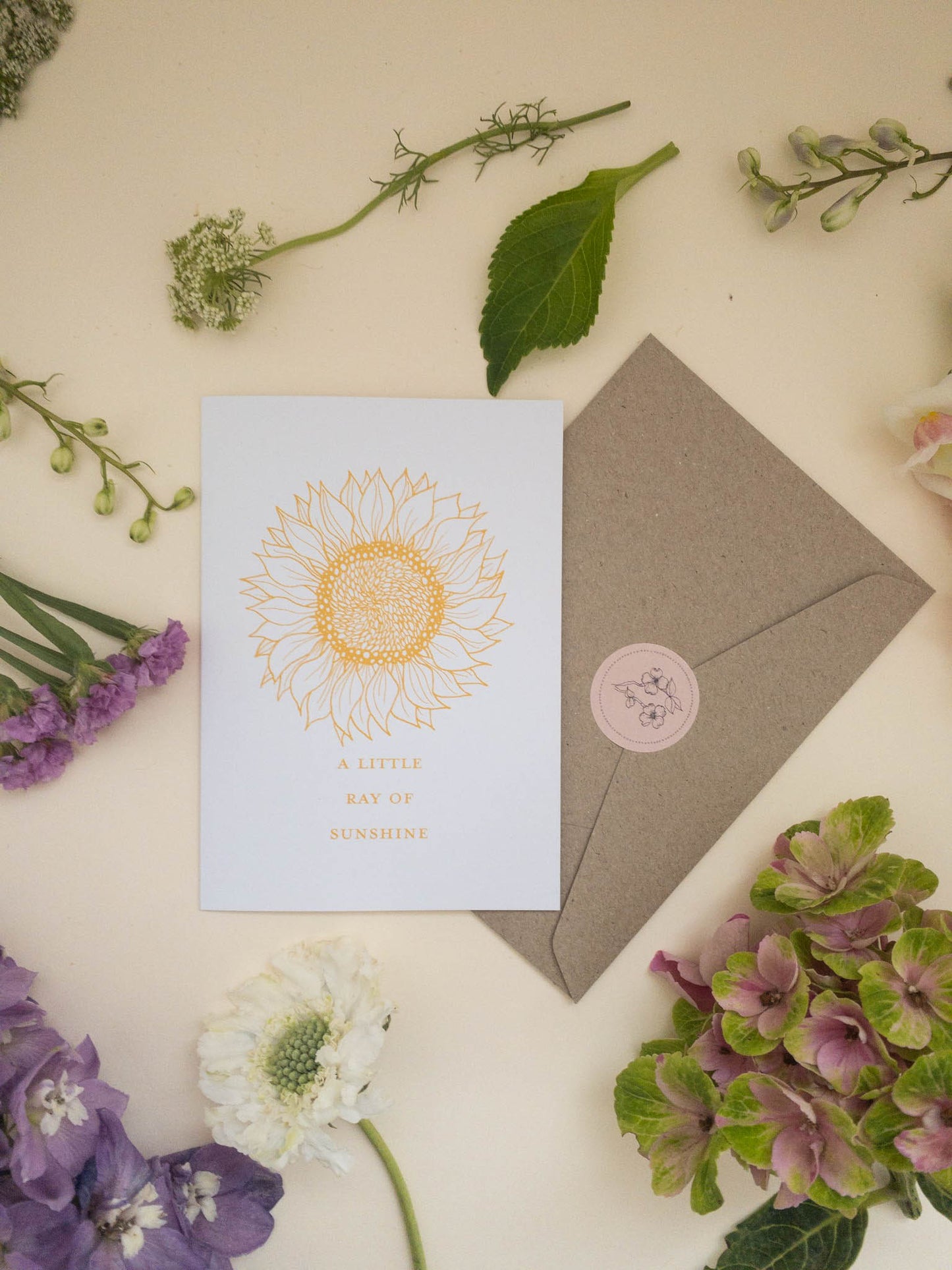 'A Little Ray Of Sunshine' Card